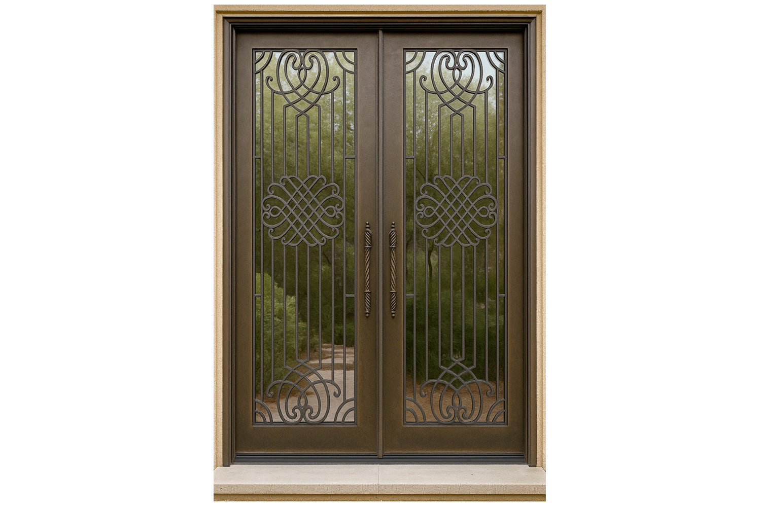 Royal 310 Wrought Iron Custom Exterior Door by Nova