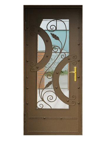Royal 311 Wrought Iron Custom Exterior Door by Nova