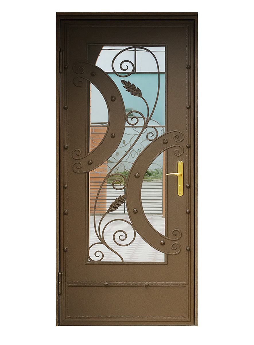 Royal 311 Wrought Iron Custom Exterior Door by Nova