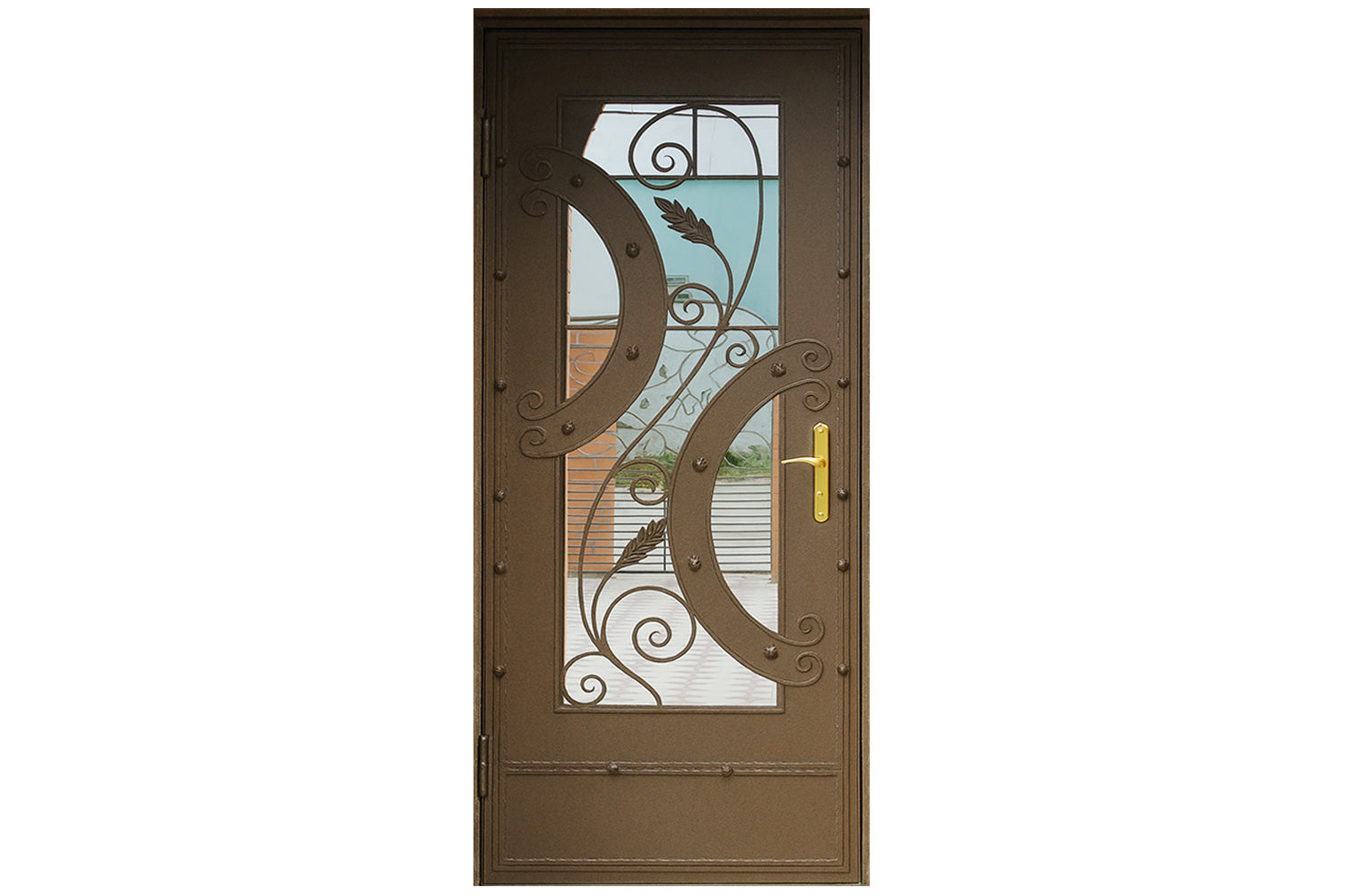 Royal 311 Wrought Iron Custom Exterior Door by Nova
