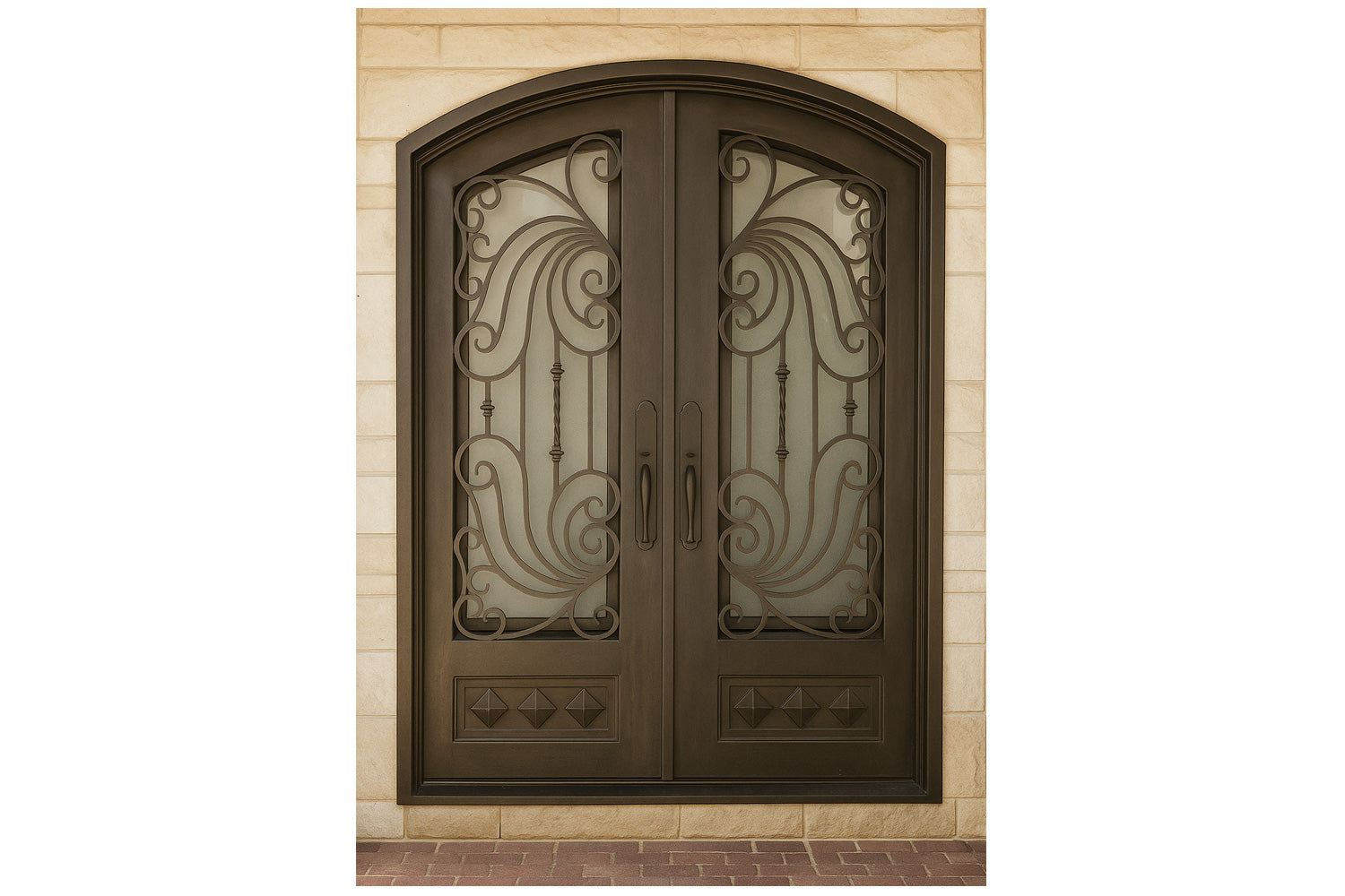 Royal 316 Wrought Iron Custom Exterior Door by Nova