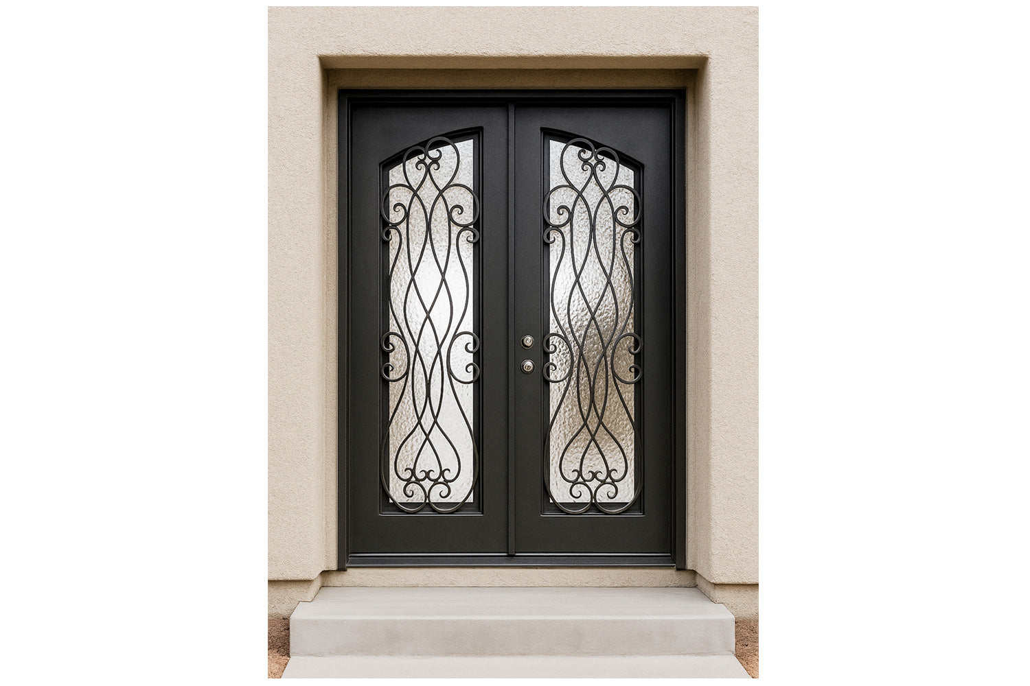 Royal 319 Wrought Iron Custom Exterior Door by Nova