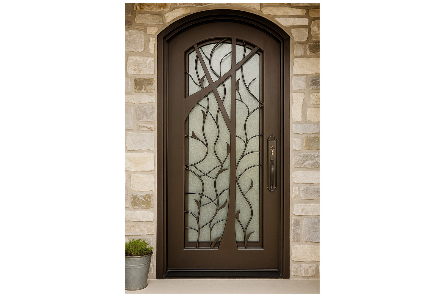 Royal 320 Wrought Iron Custom Exterior Door by Nova