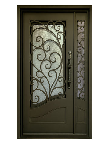 Royal 322 Wrought Iron Custom Exterior Door by Nova