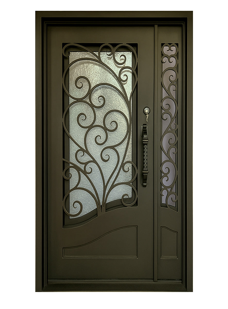 Royal 322 Wrought Iron Custom Exterior Door by Nova