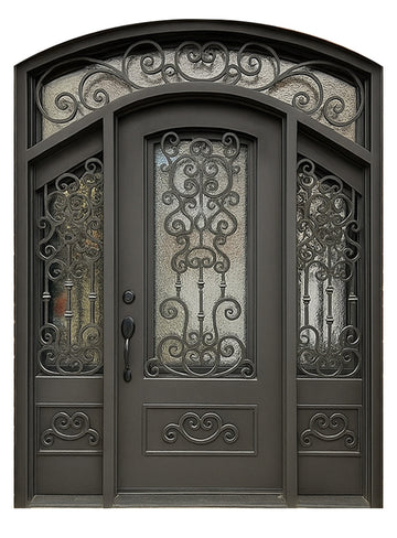 Royal 323 Wrought Iron Custom Exterior Door by Nova