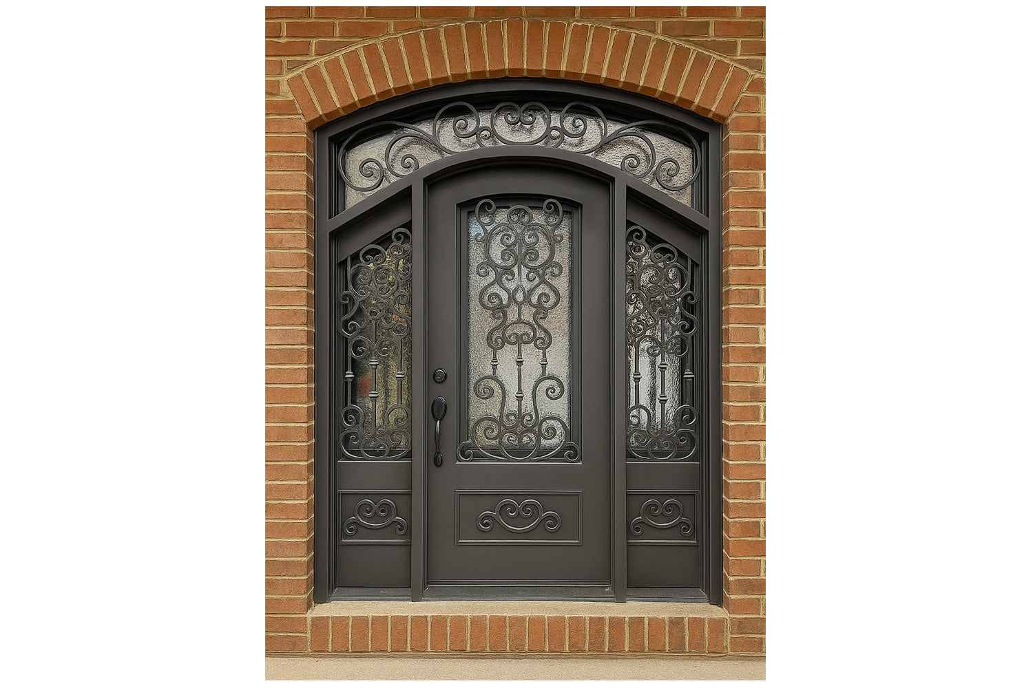 Royal 323 Wrought Iron Custom Exterior Door by Nova