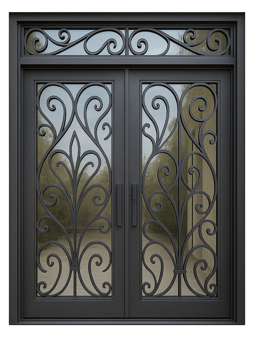 Royal 324 Wrought Iron Custom Exterior Door by Nova
