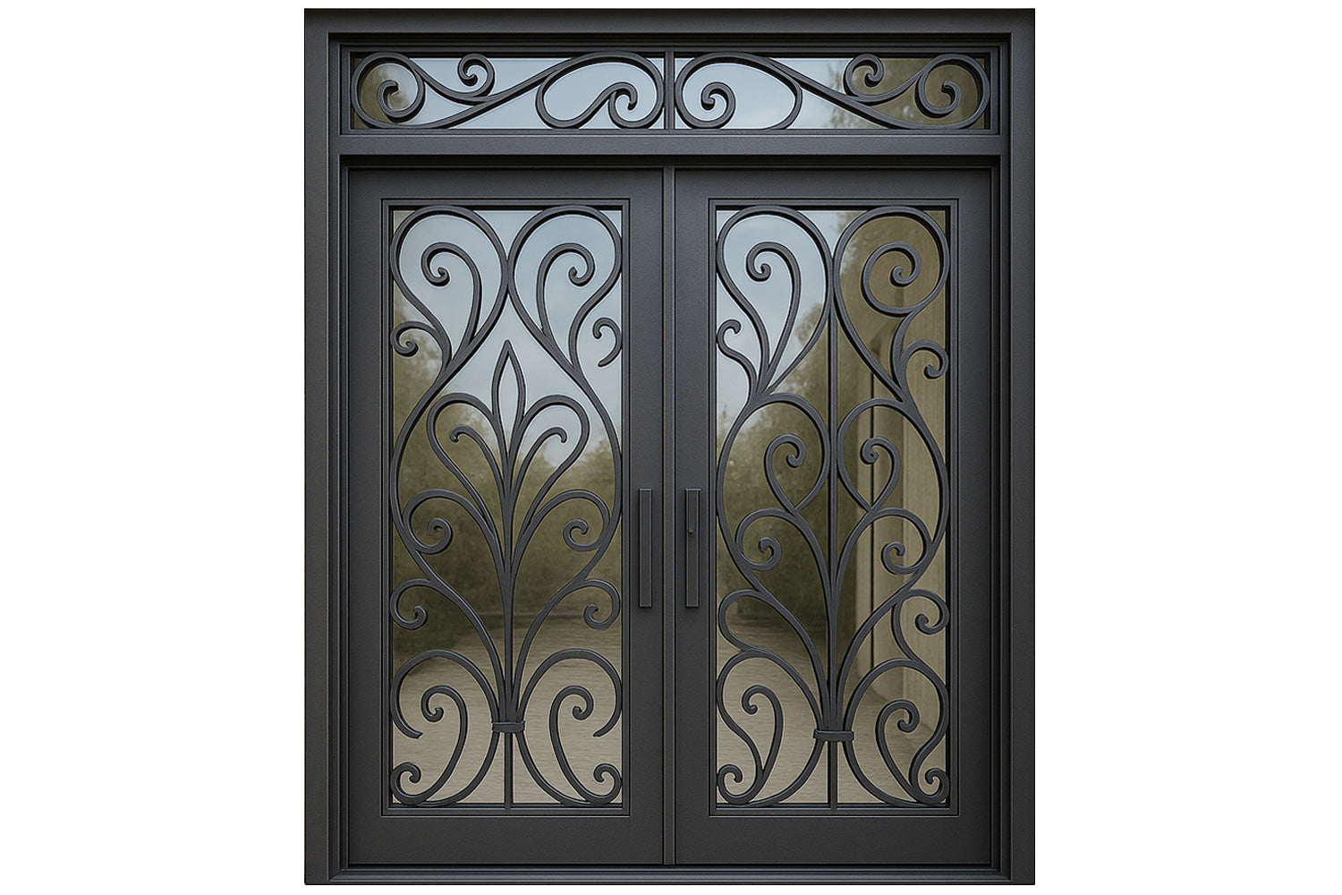 Royal 324 Wrought Iron Custom Exterior Door by Nova