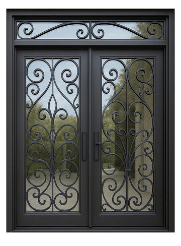 Royal 325 Wrought Iron Custom Exterior Door by Nova