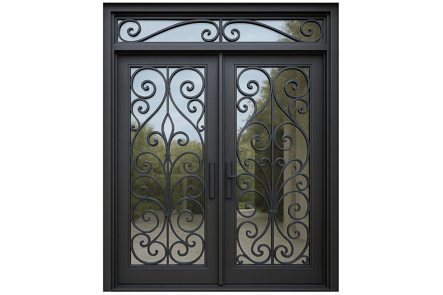 Royal 325 Wrought Iron Custom Exterior Door by Nova