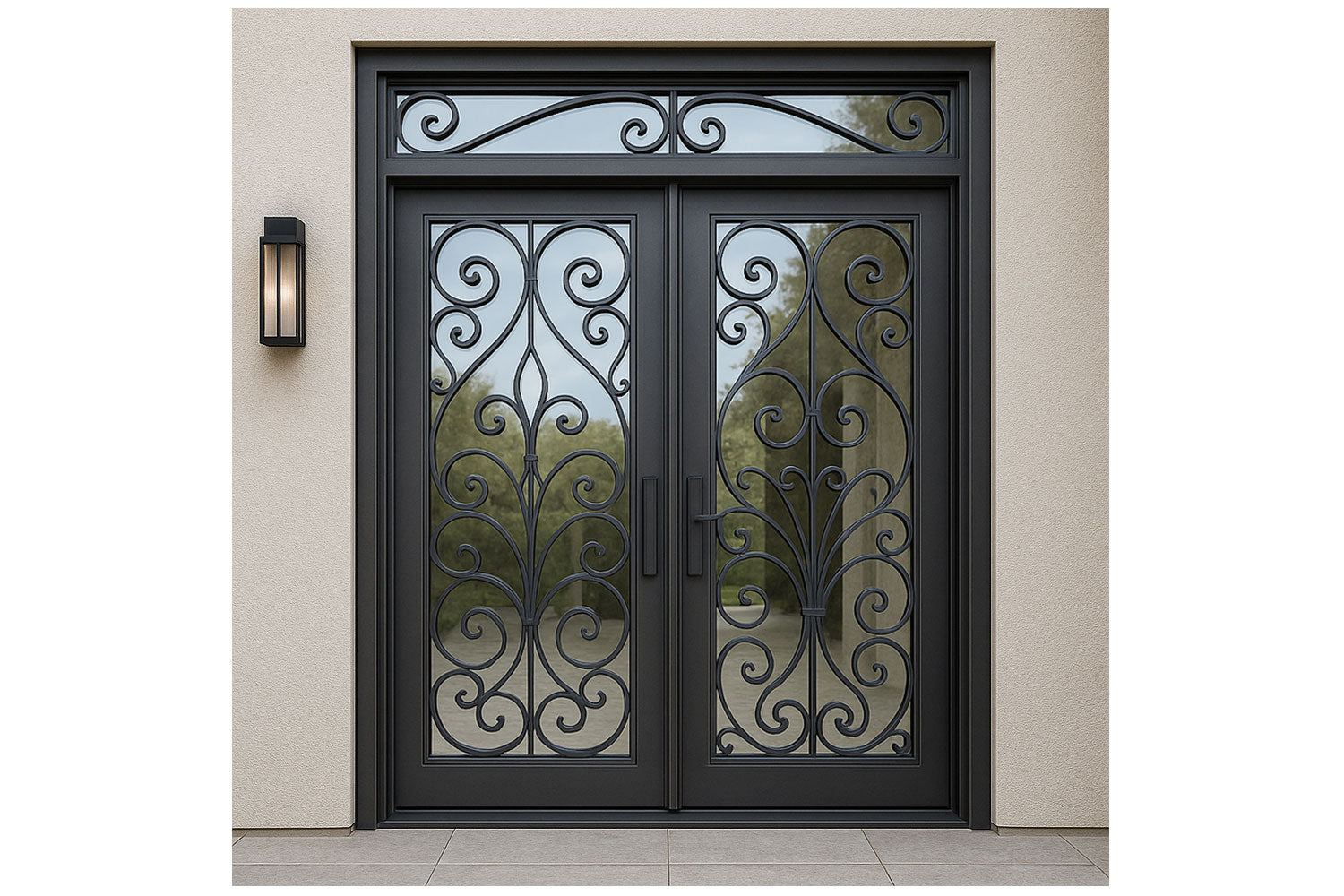 Royal 325 Wrought Iron Custom Exterior Door by Nova