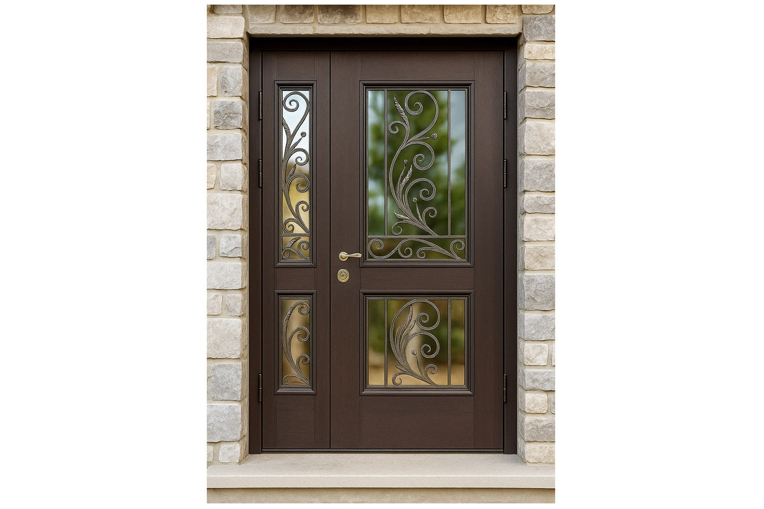Royal 326 Wrought Iron Custom Exterior Door by Nova