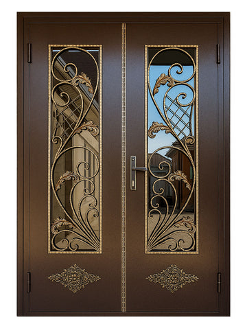 Royal 327 Wrought Iron Custom Exterior Door by Nova