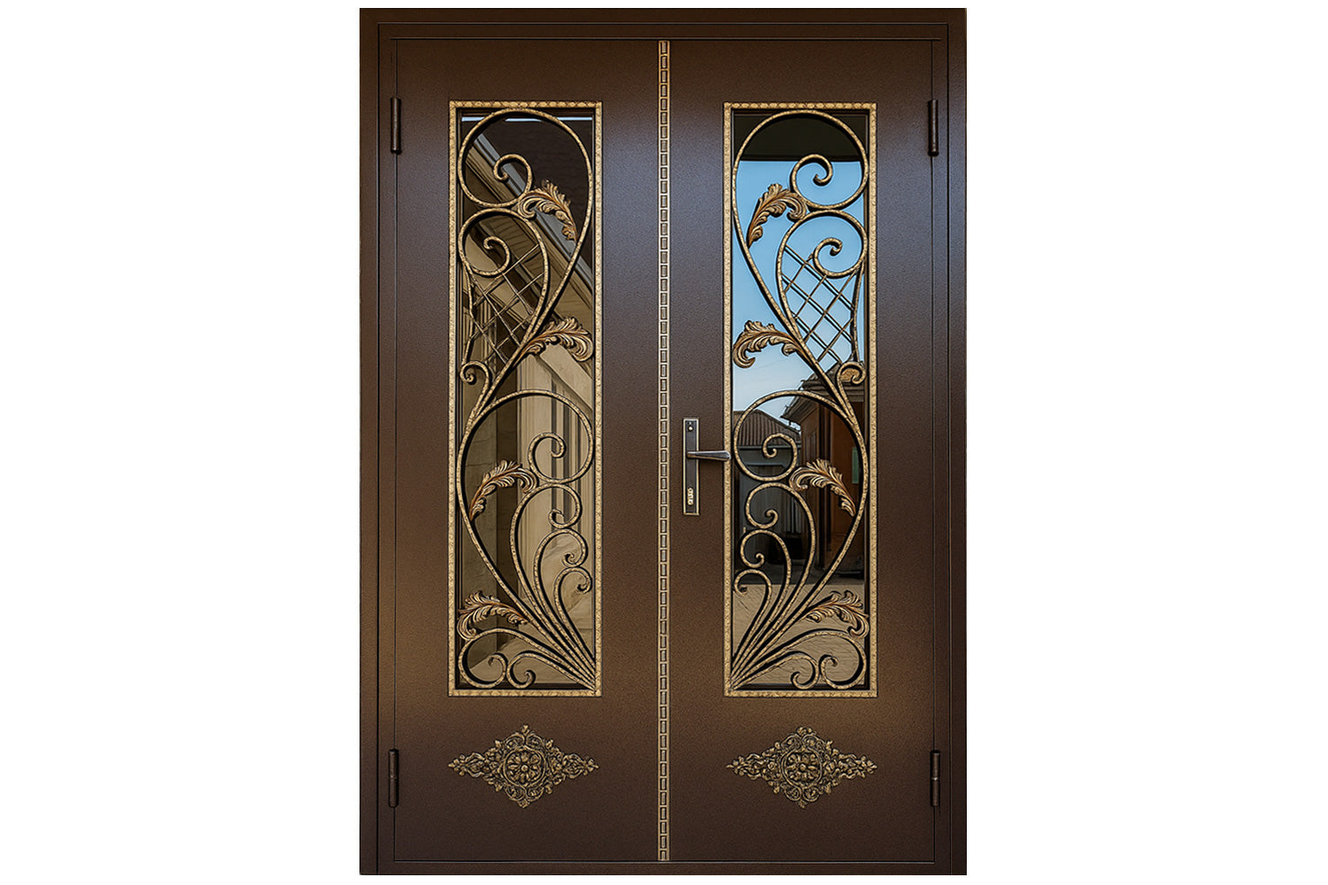 Royal 327 Wrought Iron Custom Exterior Door by Nova