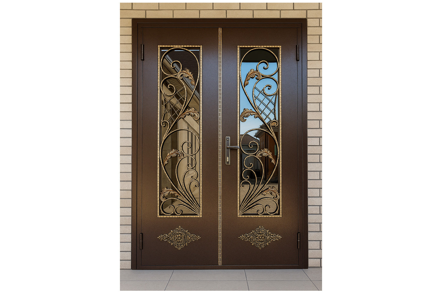 Royal 327 Wrought Iron Custom Exterior Door by Nova