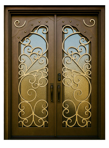 Royal 328 Wrought Iron Custom Exterior Door by Nova
