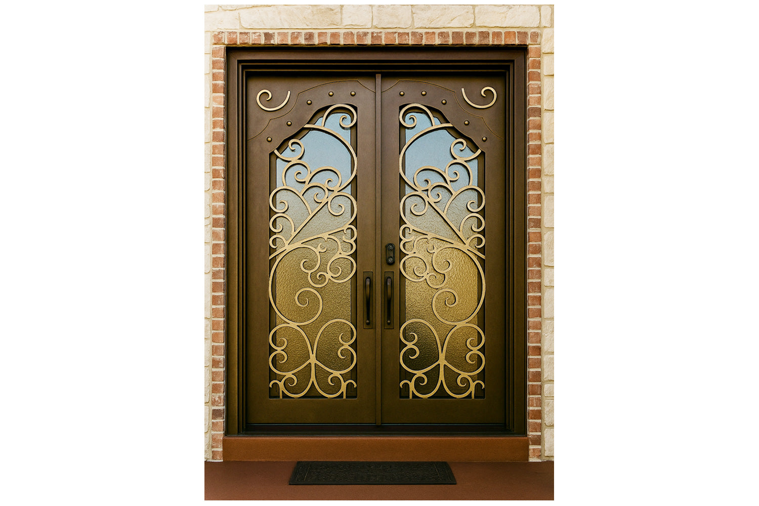 Royal 328 Wrought Iron Custom Exterior Door by Nova