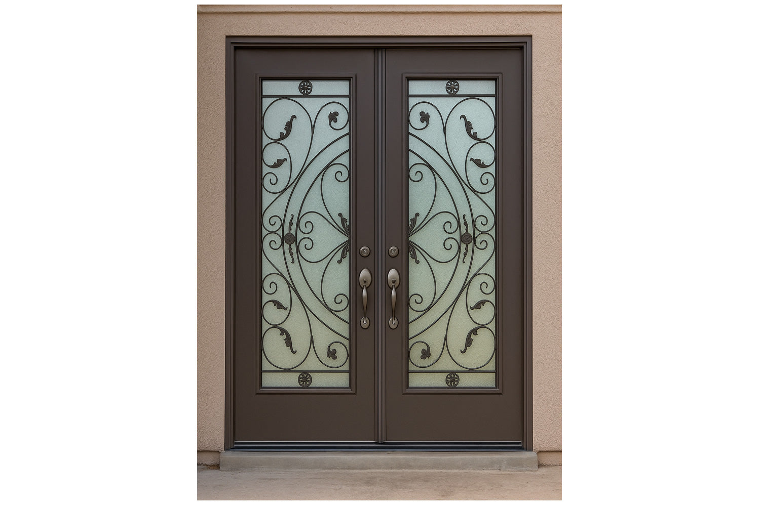 Royal 330 Wrought Iron Custom Exterior Door by Nova