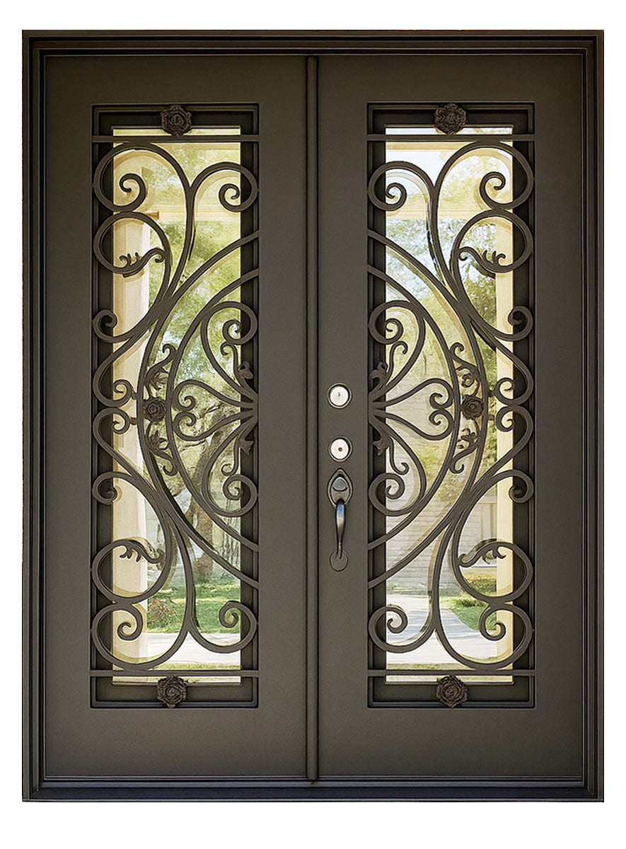 Royal 331 Wrought Iron Custom Exterior Door by Nova