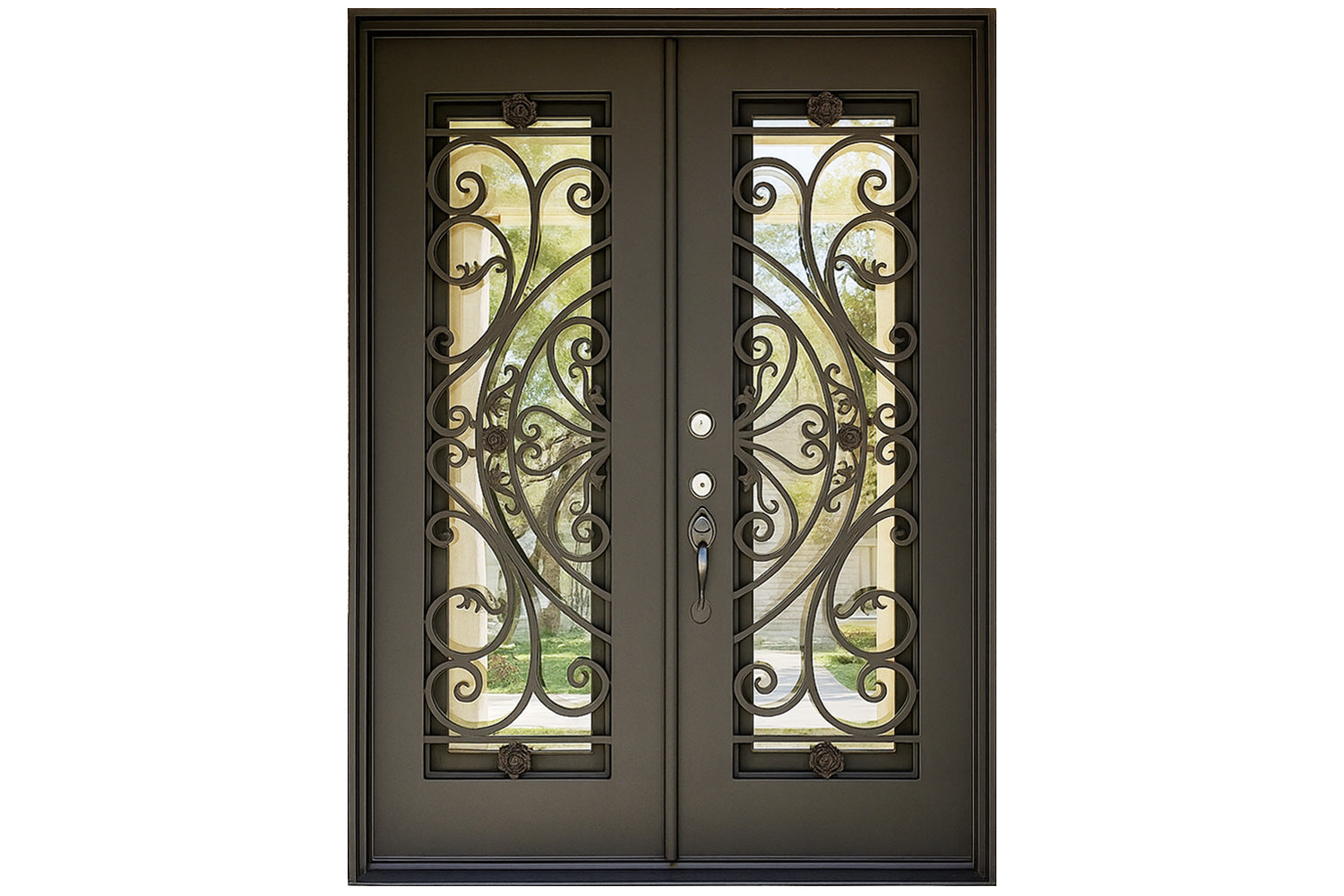 Royal 331 Wrought Iron Custom Exterior Door by Nova