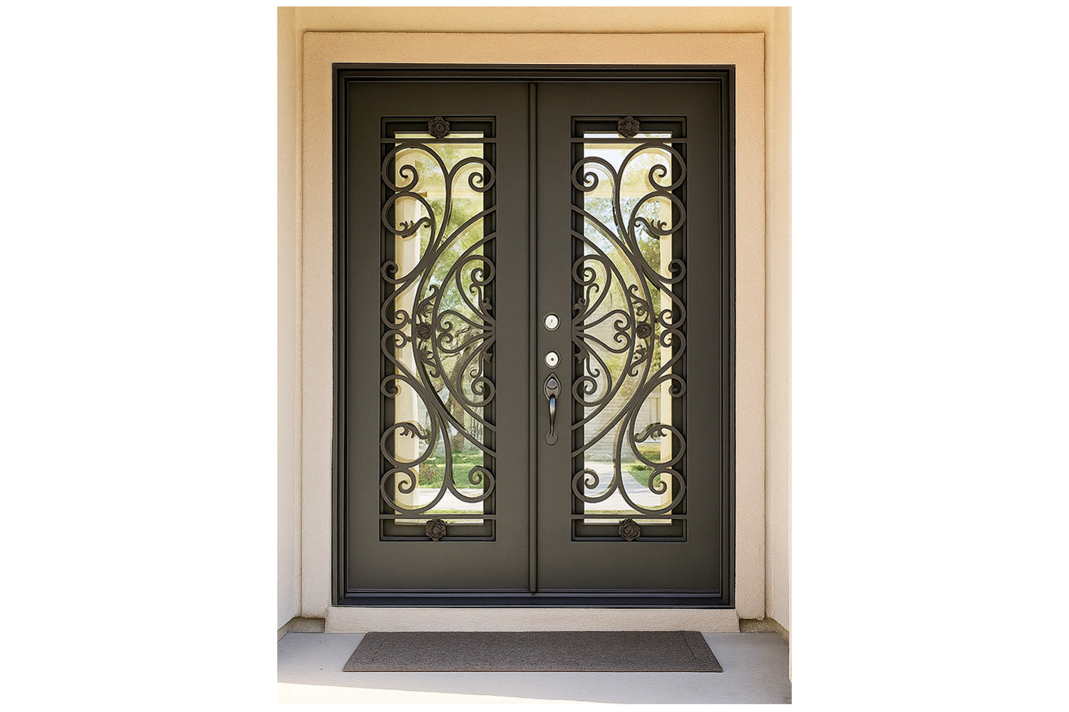 Royal 331 Wrought Iron Custom Exterior Door by Nova