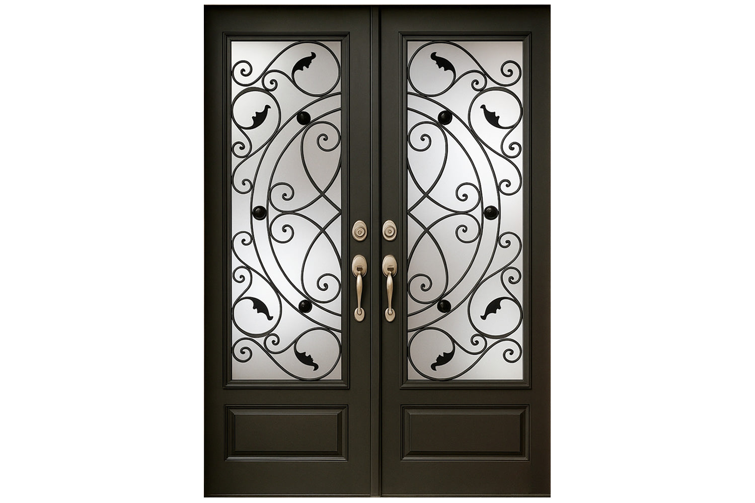 Royal 332 Wrought Iron Custom Exterior Door by Nova