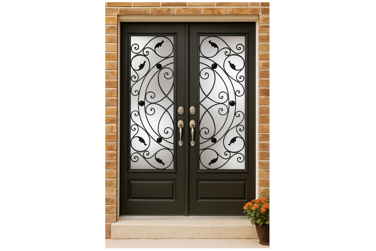 Royal 332 Wrought Iron Custom Exterior Door by Nova