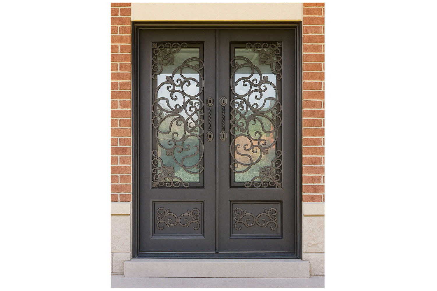 Royal 335 Wrought Iron Custom Exterior Door by Nova