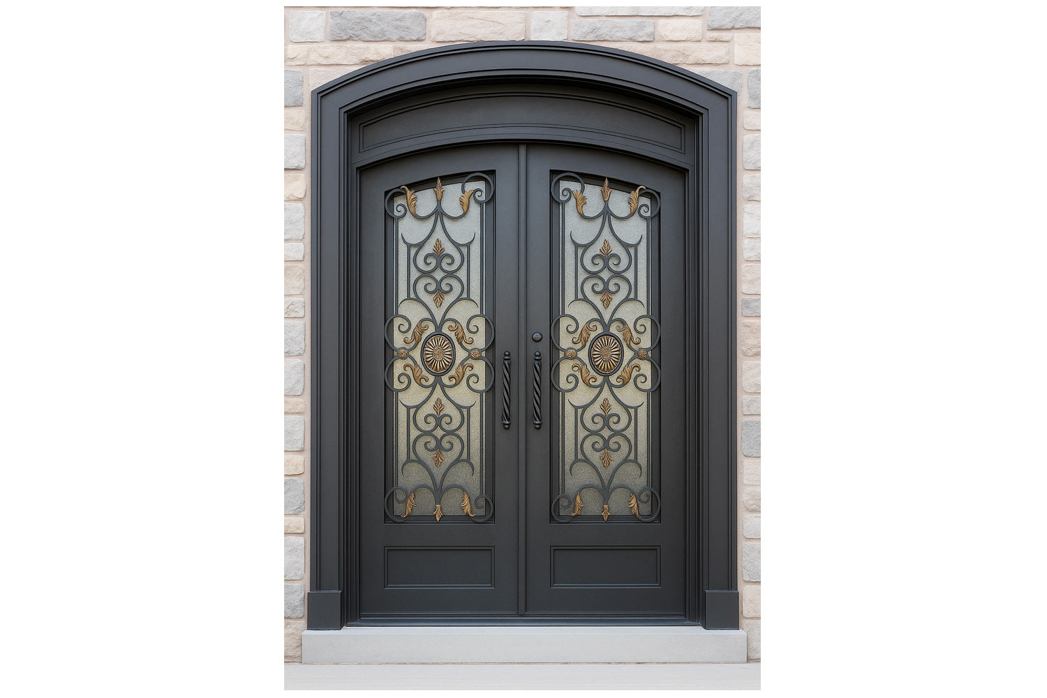 Royal 338 Wrought Iron Custom Exterior Door by Nova