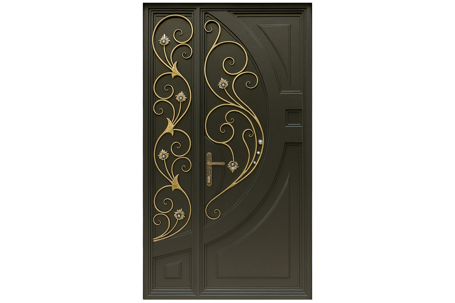 Royal 340 Wrought Iron Custom Exterior Door by Nova