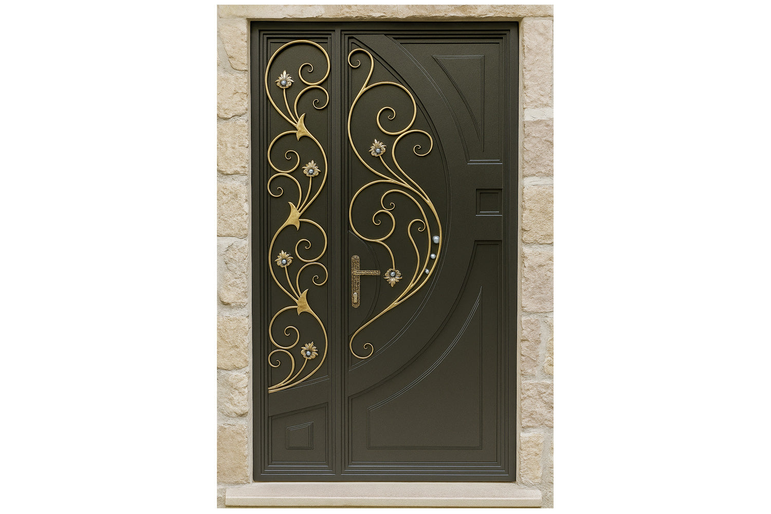 Royal 340 Wrought Iron Custom Exterior Door by Nova