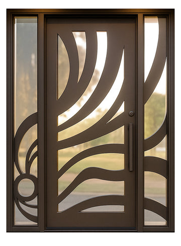 Royal 341 Wrought Iron Custom Exterior Door by Nova