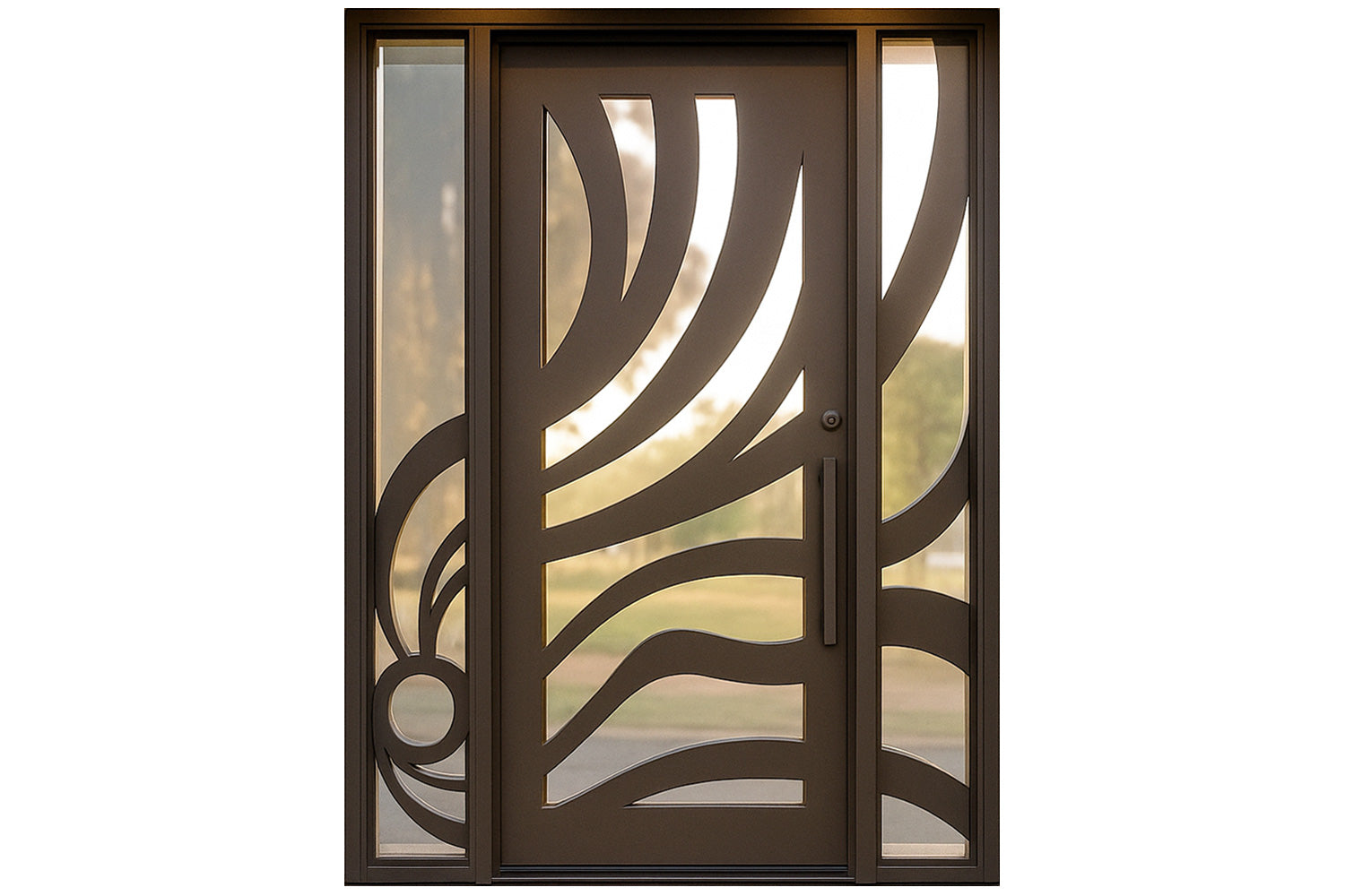 Royal 341 Wrought Iron Custom Exterior Door by Nova
