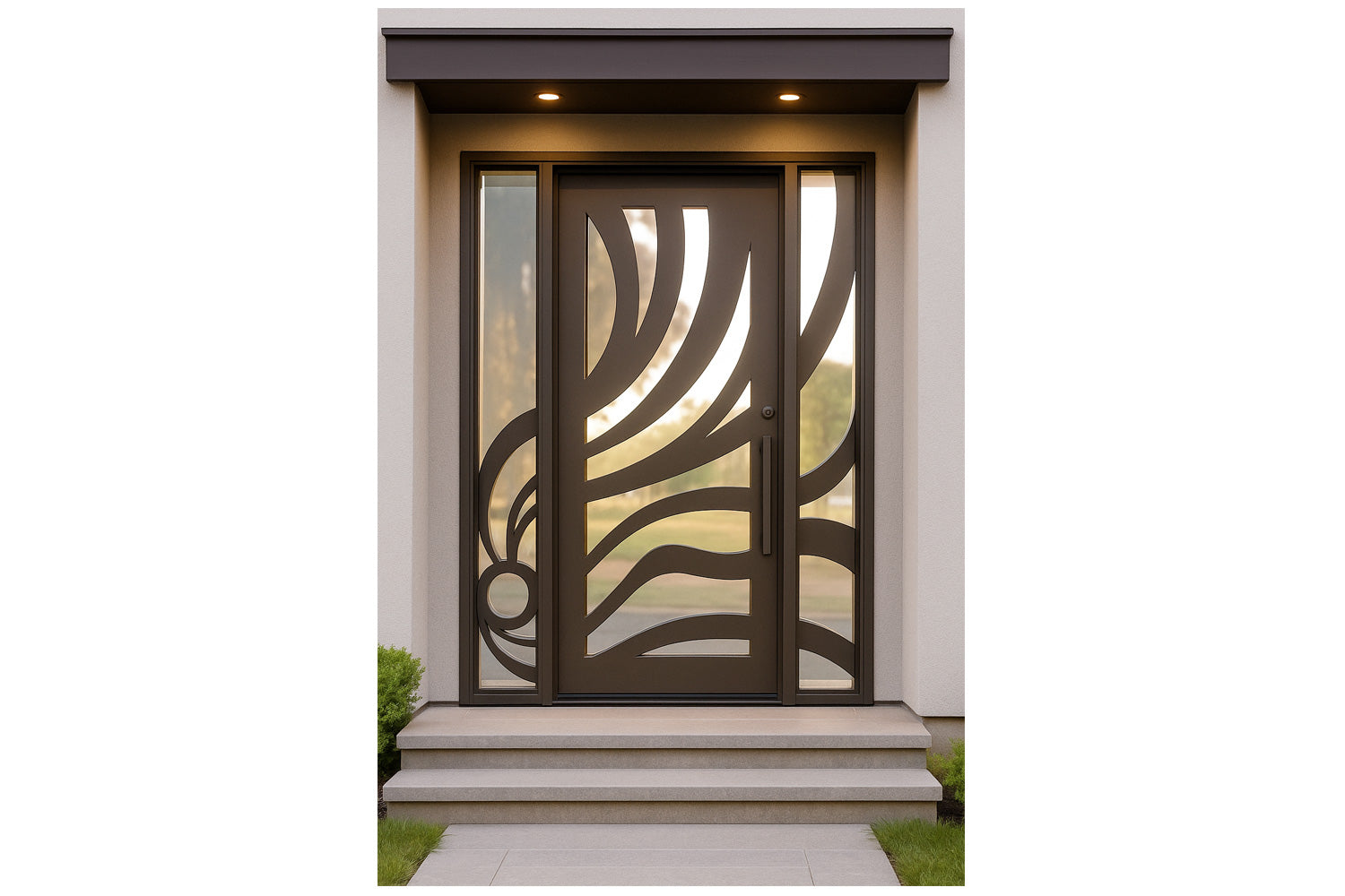 Royal 341 Wrought Iron Custom Exterior Door by Nova