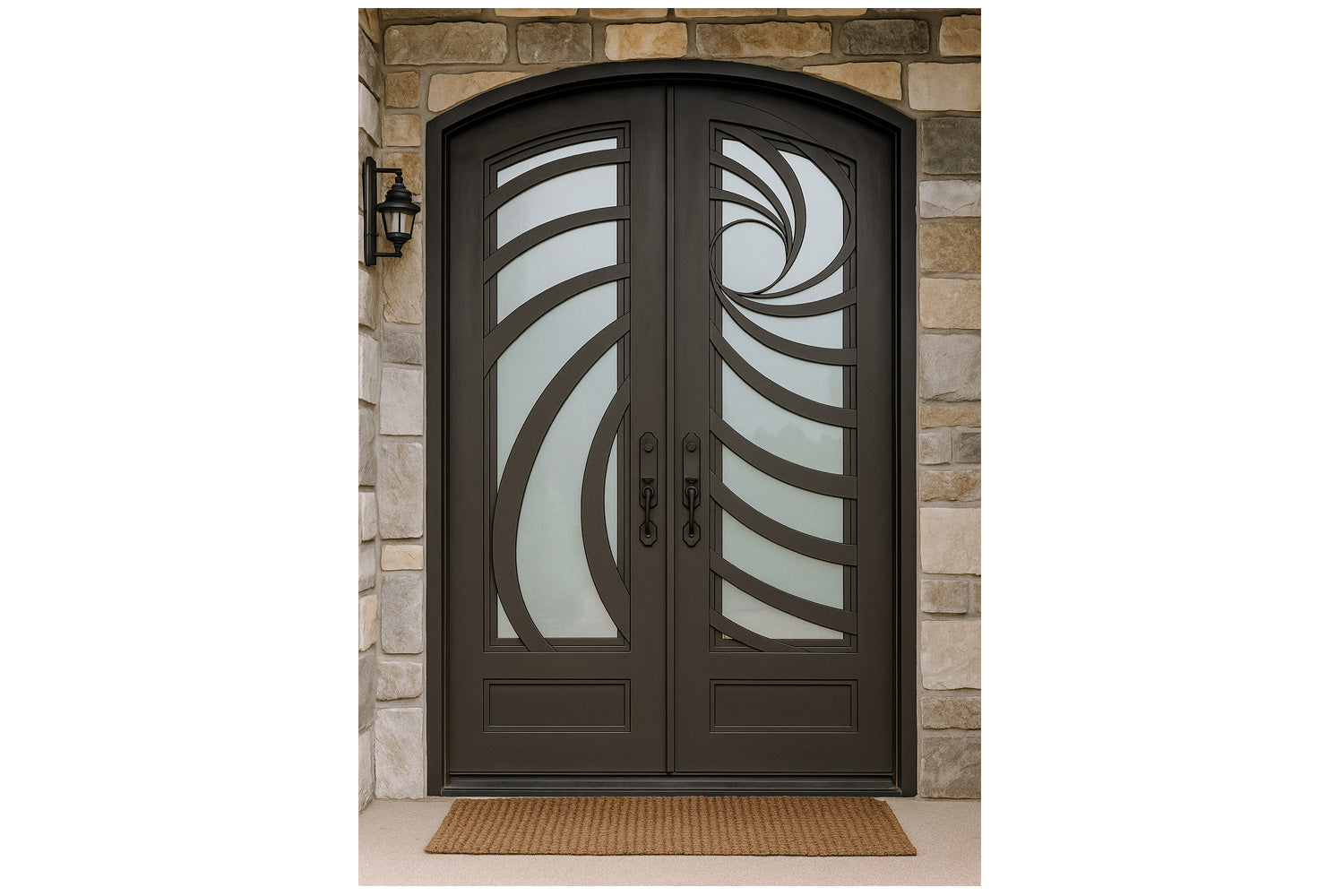 Royal 342 Wrought Iron Custom Exterior Door by Nova
