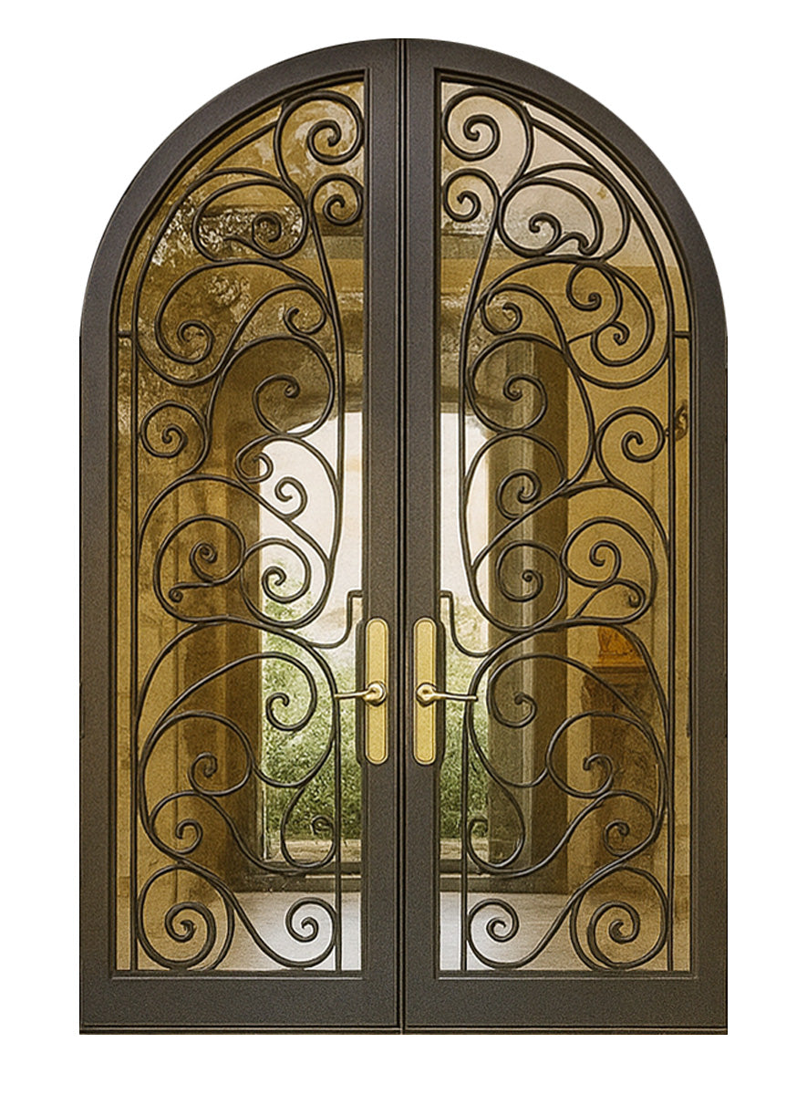Royal 345 Wrought Iron Custom Exterior Door by Nova