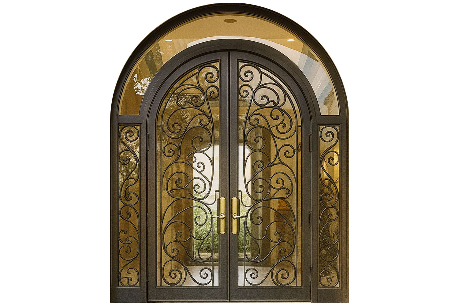 Royal 345 Wrought Iron Custom Exterior Door by Nova