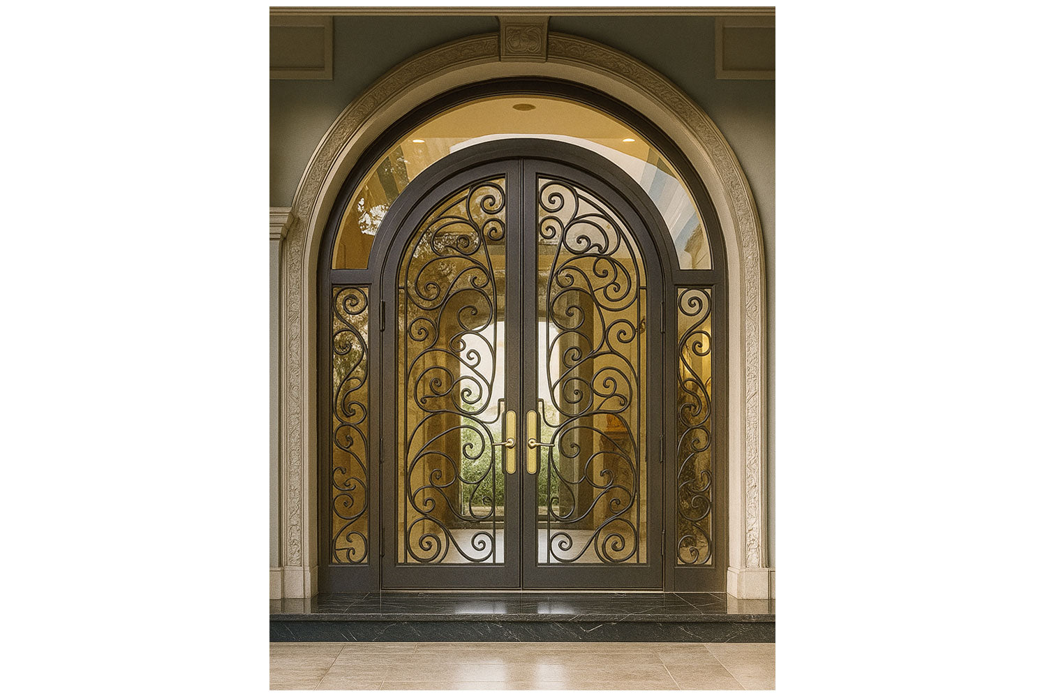Royal 345 Wrought Iron Custom Exterior Door by Nova