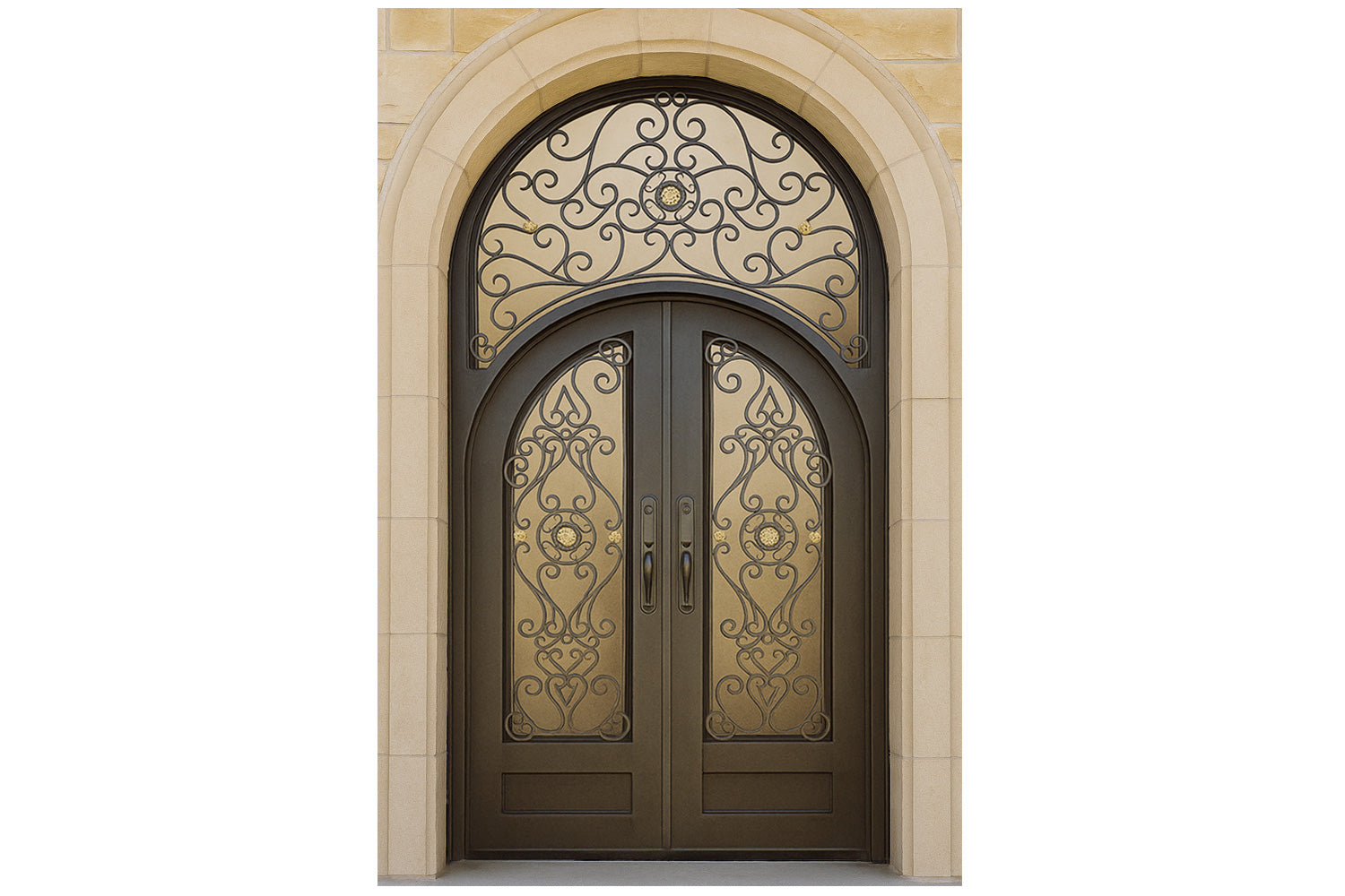 Royal 348 Wrought Iron Custom Exterior Door by Nova