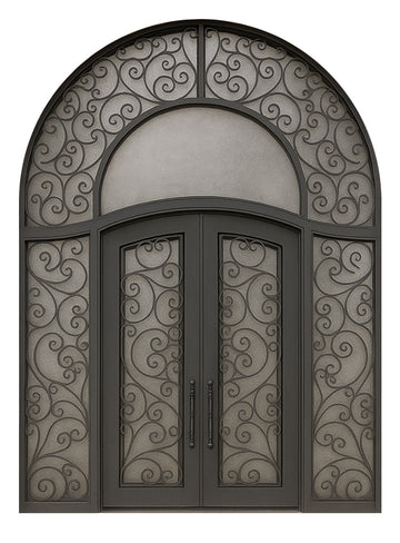Royal 351 Wrought Iron Custom Exterior Door by Nova