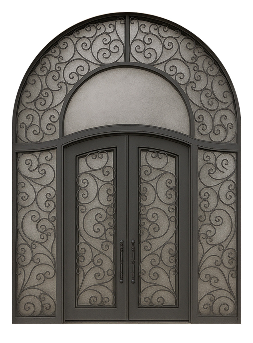 Royal 351 Wrought Iron Custom Exterior Door by Nova