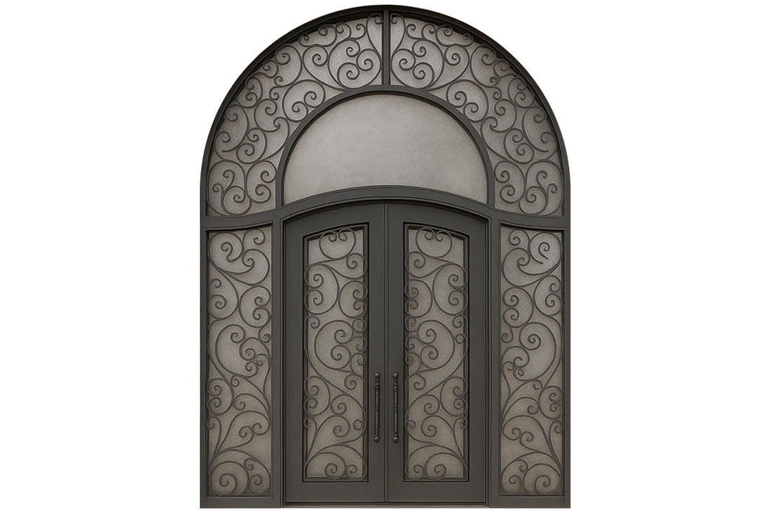 Royal 351 Wrought Iron Custom Exterior Door by Nova