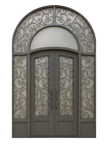 Royal 352 Wrought Iron Custom Exterior Door by Nova
