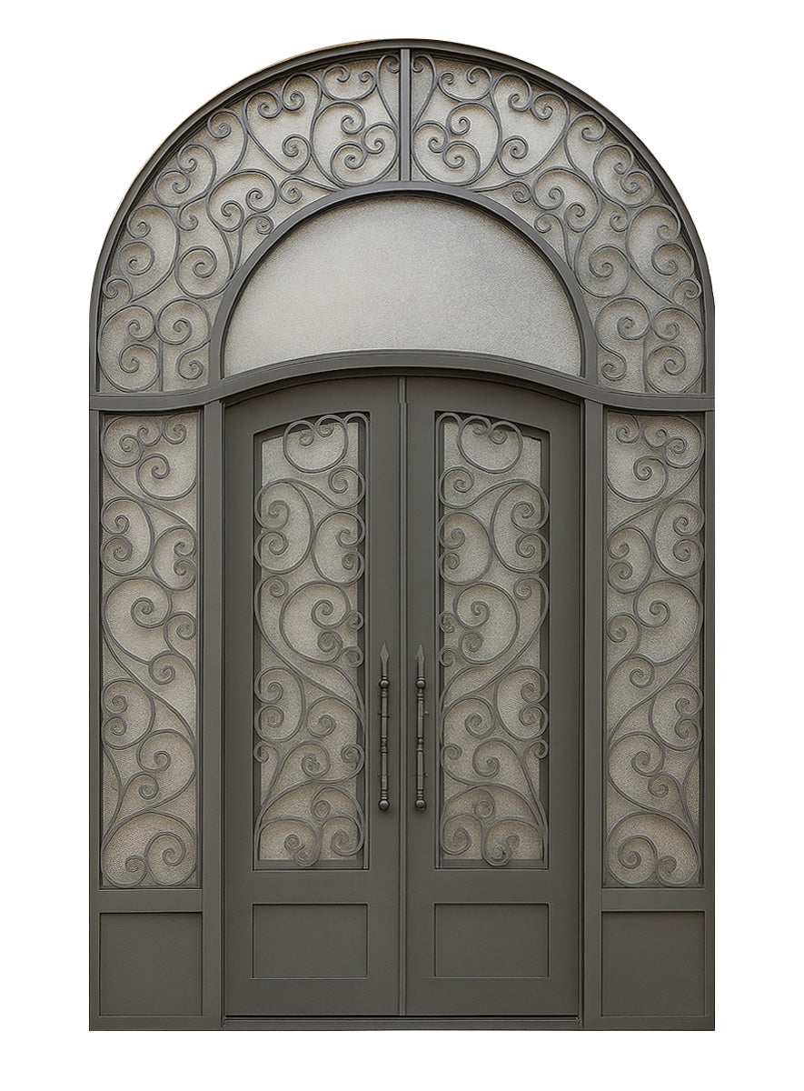 Royal 352 Wrought Iron Custom Exterior Door by Nova