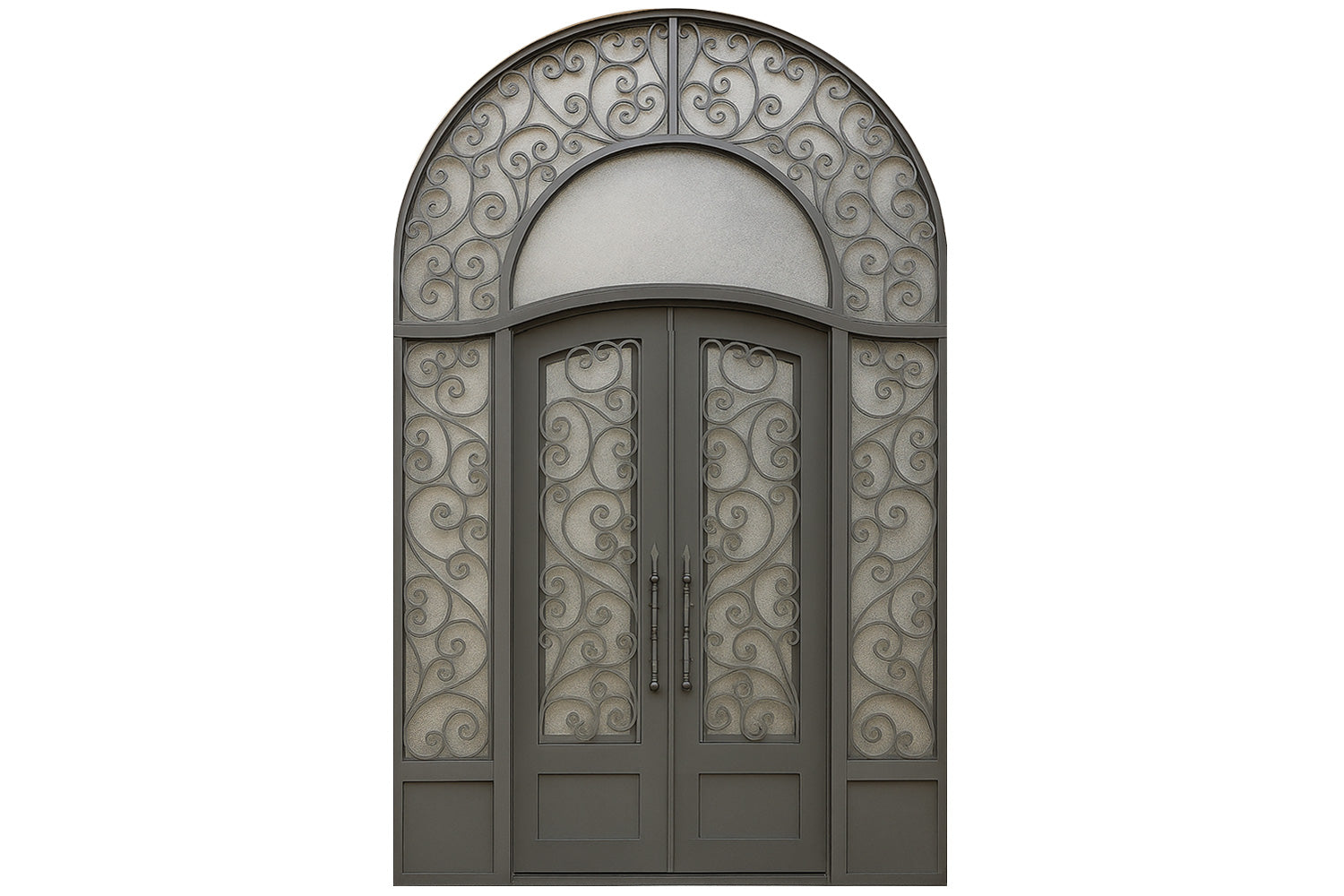 Royal 352 Wrought Iron Custom Exterior Door by Nova