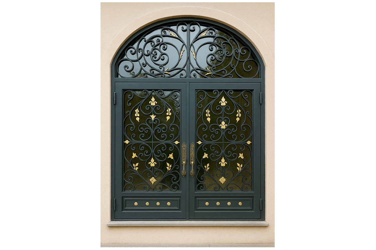 Royal 356 Wrought Iron Custom Exterior Door by Nova