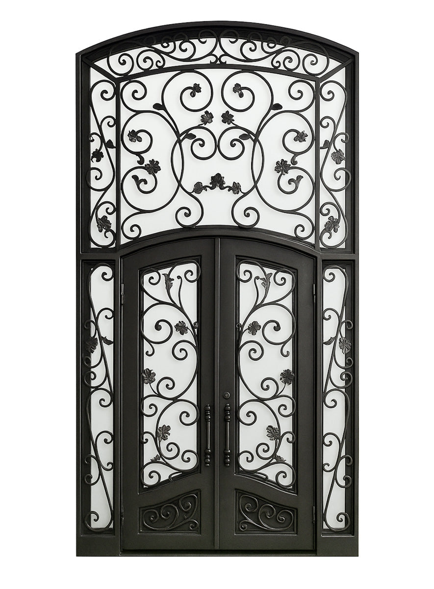 Royal 358 Wrought Iron Custom Exterior Door by Nova