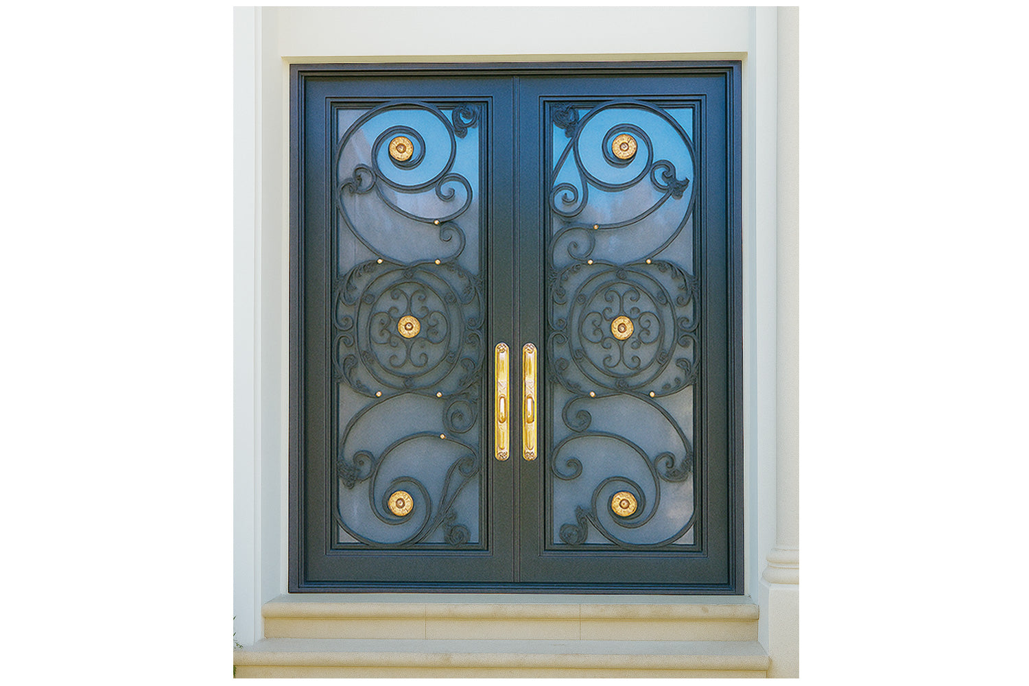 Royal 359 Wrought Iron Custom Exterior Door by Nova