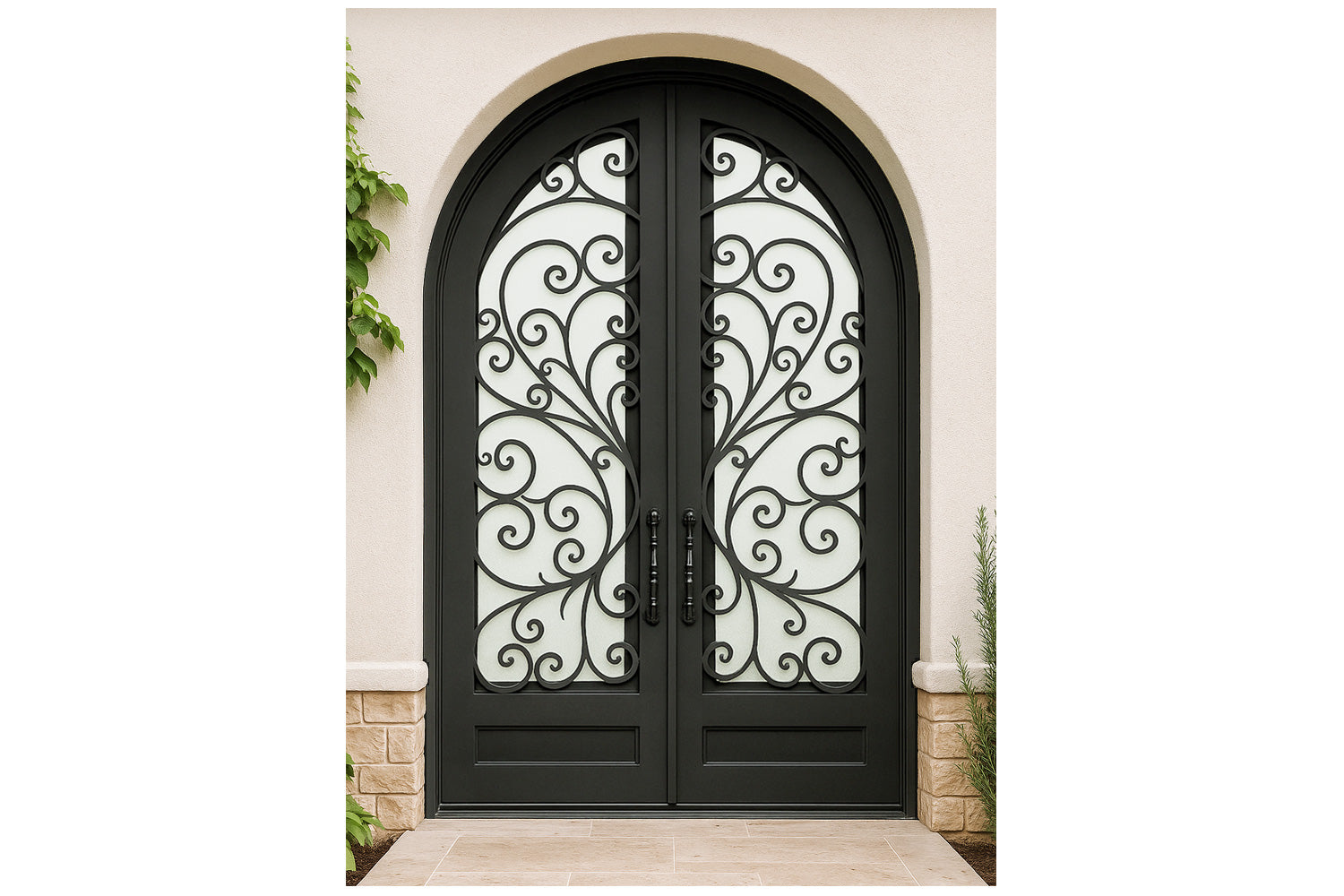 Royal 360 Wrought Iron Custom Exterior Door by Nova